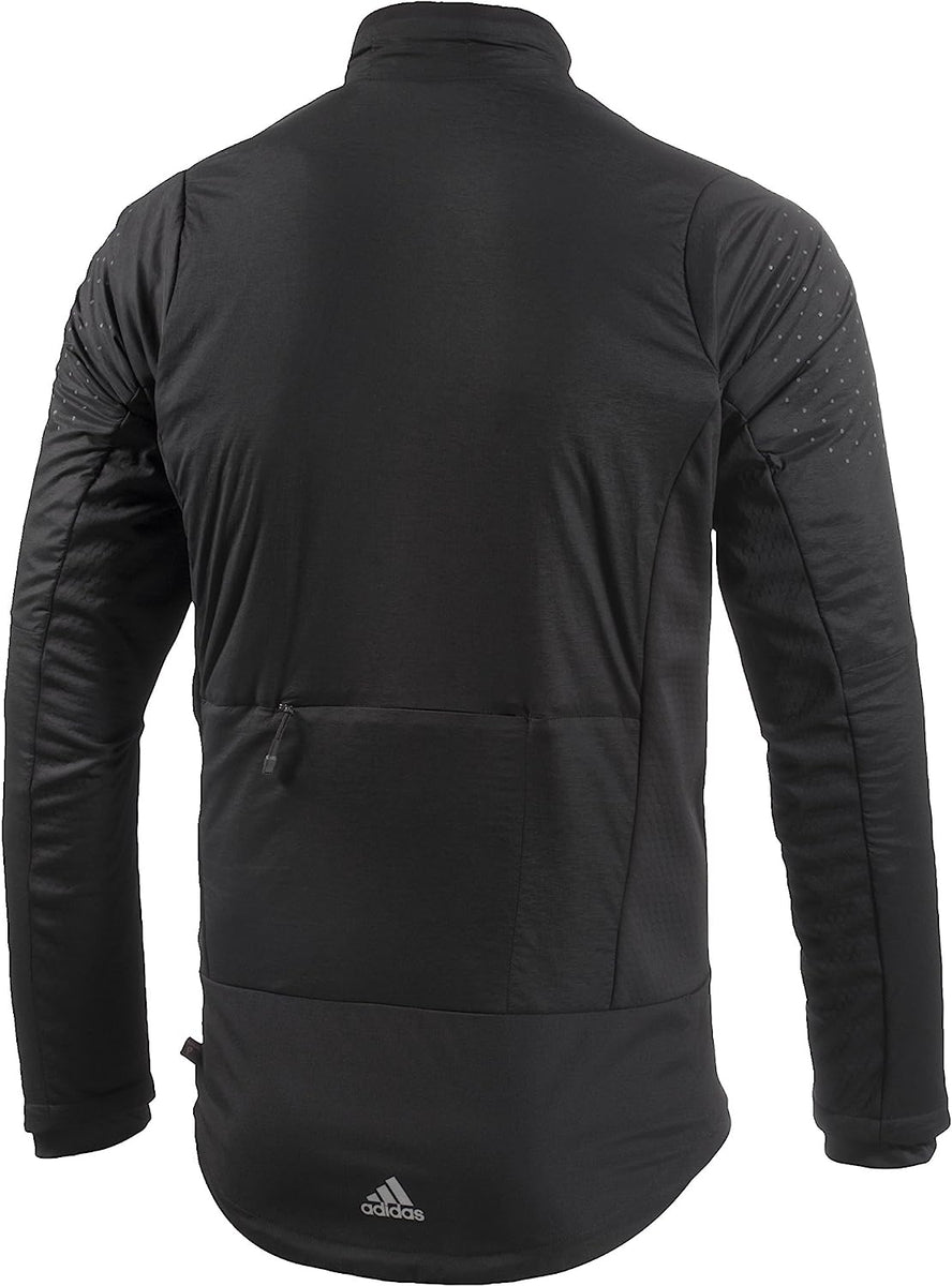 adidas Herren Belgements Jacke Fahrradjacke PrimaLoft Schwarz