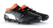 Load image into Gallery viewer, Puma One 18.2 FG Fußballschuhe Nocken Schwarz Coral Soccer Boots EU 44 - Weseli
