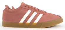 Load image into Gallery viewer, adidas Courtset Damen Sneaker Sportschuhe Tennis Leder Rosa + Schnürsenkel-Weiß - Weseli
