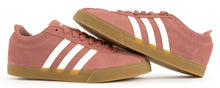 Load image into Gallery viewer, adidas Courtset Damen Sneaker Sportschuhe Tennis Leder Rosa + Schnürsenkel-Weiß - Weseli
