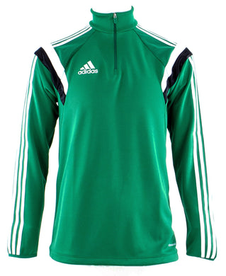 adidas Herren Langarmshirt Sweatshirt Training Zip Sport Fußball Climacool Grün - Weseli