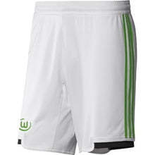 Laden Sie das Bild in den Galerie-Viewer, adidas VFL Wolfsburg Kinder Shorts weiß grün Hose Short - Weseli
