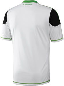 adidas VFL Wolfsburg Kinder Trikot Away weiß grün Jersey - Weseli