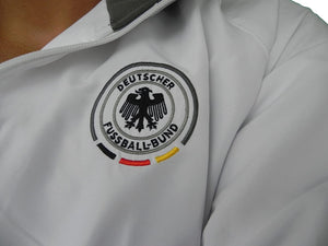 DFB Fußball Fanjacke Jacke Weiss Gr. XS/S - Weseli