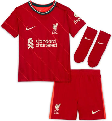 Nike Liverpool FC Home Unisex Kinder Baby Set 20/21 Home Minikit Rot - Weseli