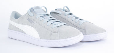 Puma Vikky 2 Damen Sneaker Wildleder Turnschuhe Grau Gr. 37,5|40|40,5|41|42 - Weseli